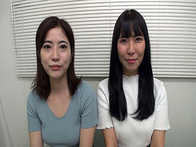 なかよし素人娘2人組とねっとりベロチューしながら焦らし手コキ4 12人　サンプル画像06